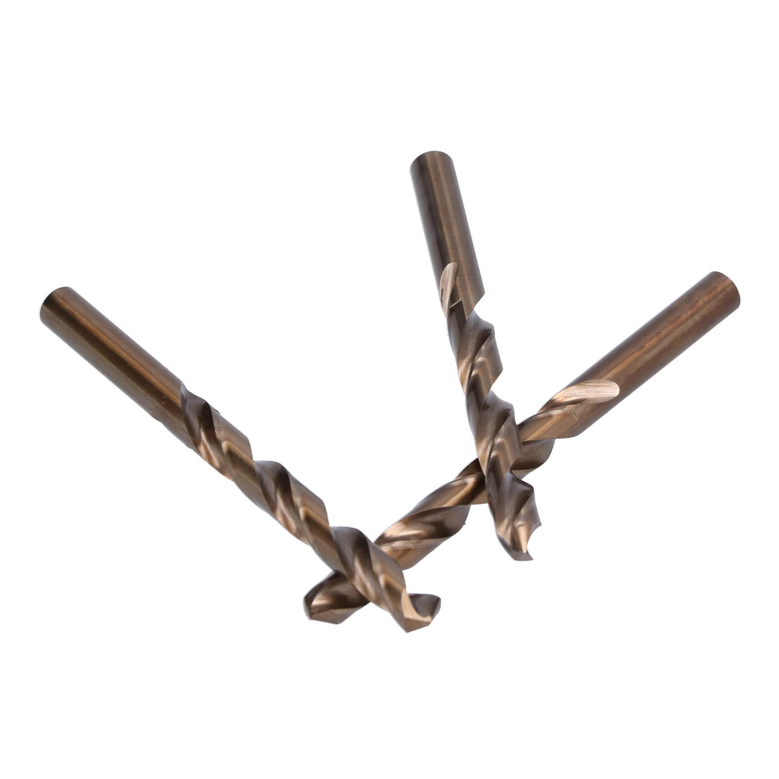 KANASI Brocas helicoidales de acero de alta velocidad, juego de 5 piezas para taladrar metal en hierro y cobre con taladros eléctricos y de banco (11mm)