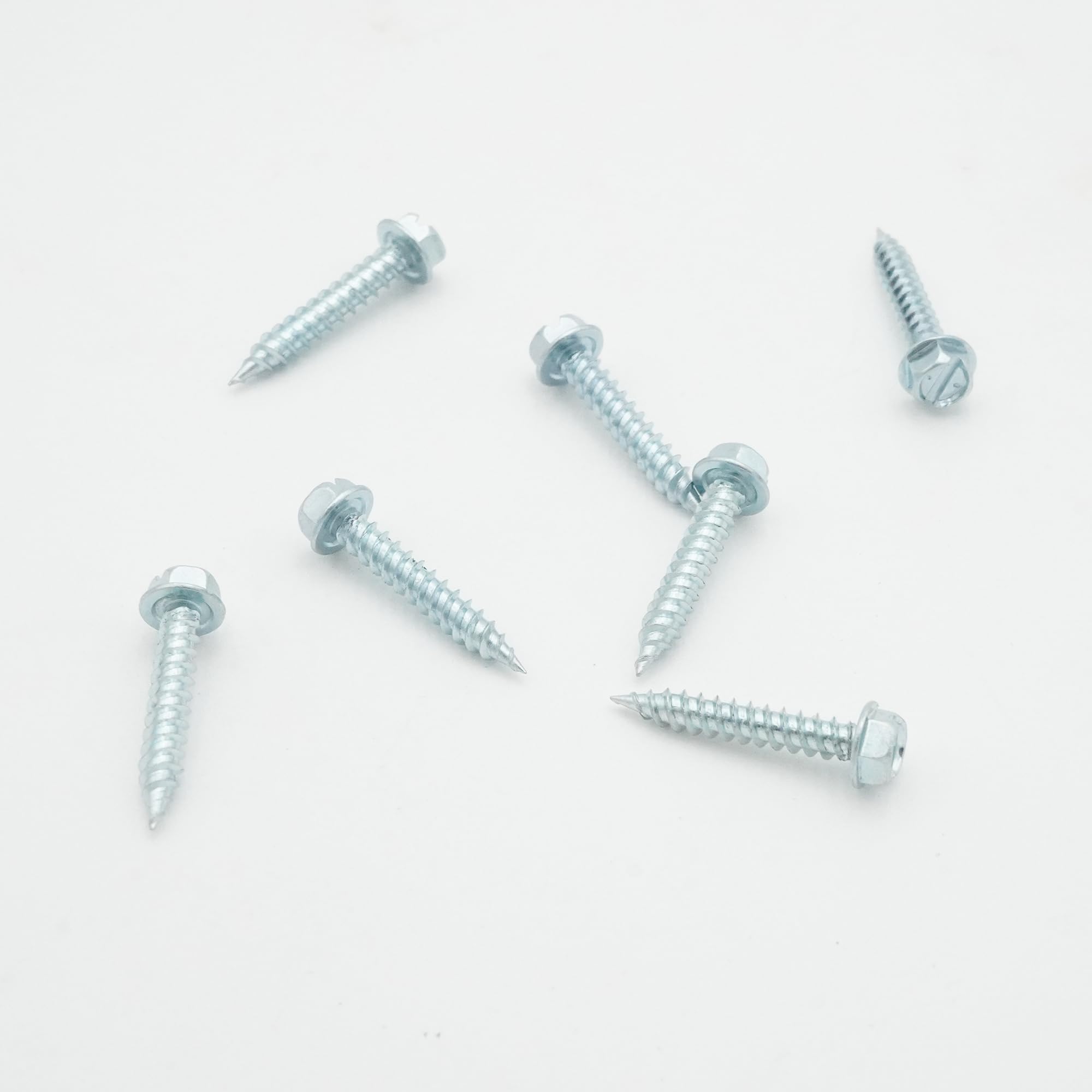 Amazon.com: Malco HW8X2ZG Zip-In Screws Hex Washer/Slotted Head 50