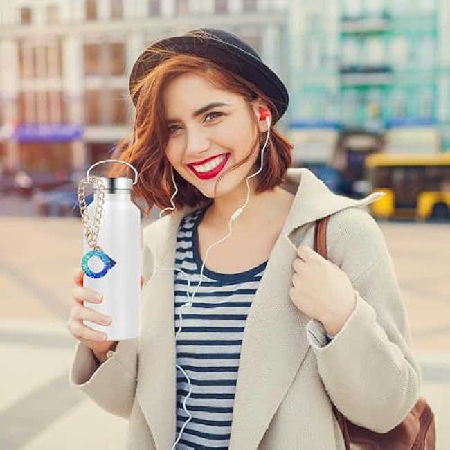 PATIKIL Letter Charm for Stanley Tumbler Cup Initial Charm Accessories Keychain