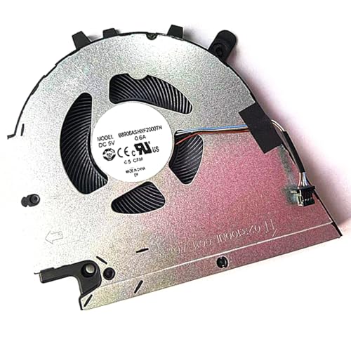 B8906ASHNF2000TN GPU Cooling Fan Replacement for Dell Inspiron Vostro 15 7510 16 7610 P106F P107F Series (Not Applicable to 7610 RTX 3060) Laptop 5V 0.6A 4PIN