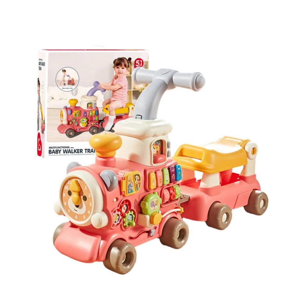 Amazon | Guyyelt 手押し車 赤ちゃん 歩行器 赤ちゃん 5 in 1 多機能