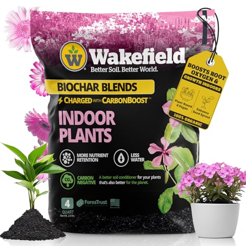 Wakefield Biochar Potting Mix & Indoor Plant Soil –...