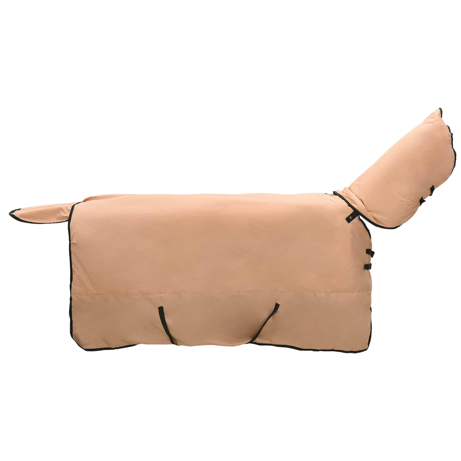 Manta para Caballo Capuchino 165 cm Poliéster,Deportes,Actividades al Aire Libre,Equitación,Cuidado de Caballos,Mantas y Capas para Caballos,2.164kg-42013186