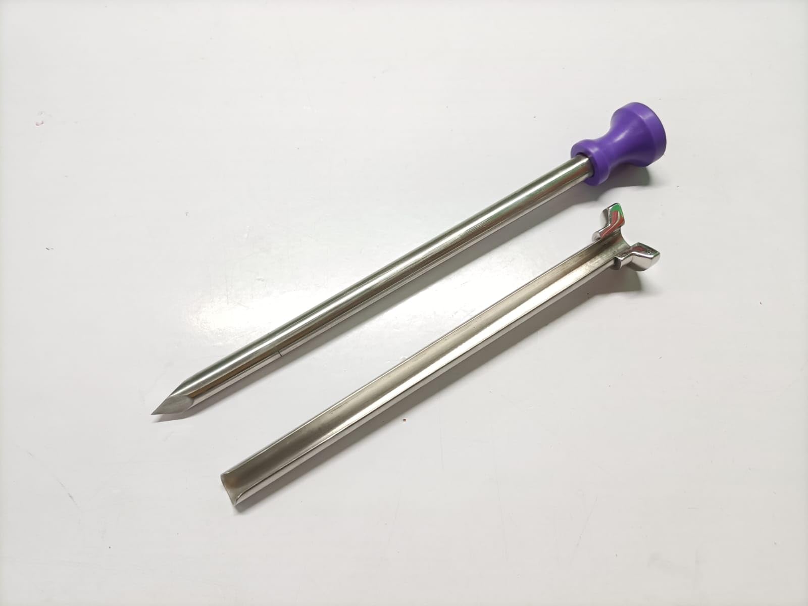 PRAGATI ENTERPRISES - Laparoscopic SPC Trocar 18FR Stainless Steel