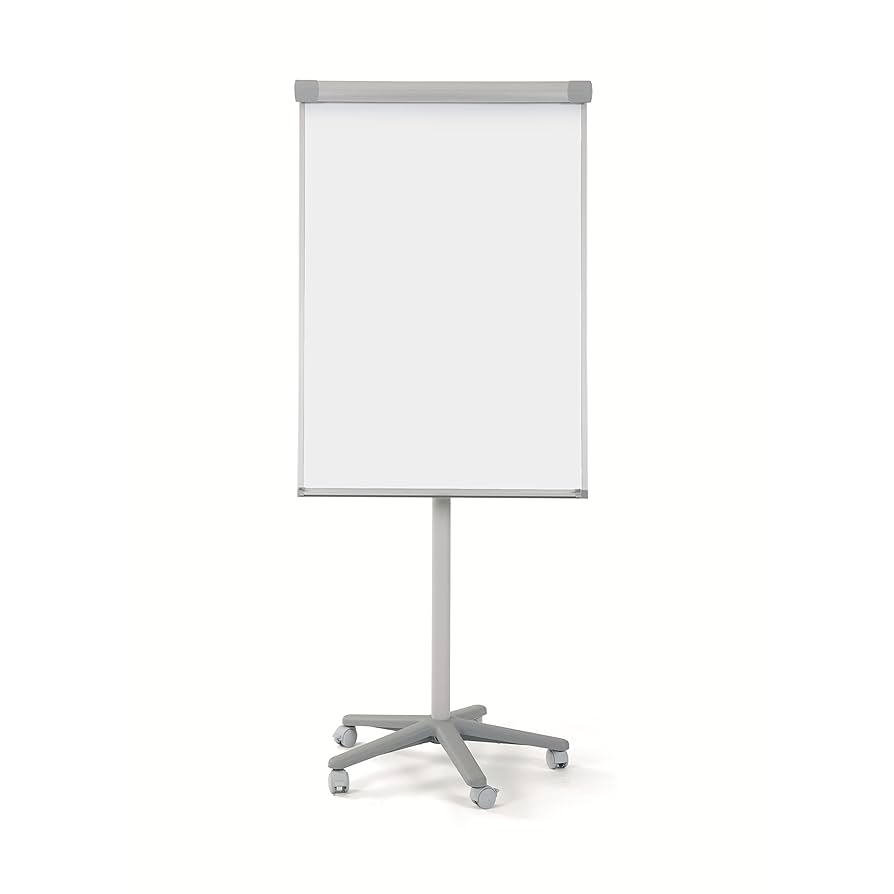 Bi-Office BoardsPlus Mobile Flip Chart, Magnetic, Star Base with 5  Adjustable Rolls, Painting 70 x 100 cm with Aluminium Frame, Black, Total  Height 180 cm 70 x 100 x 180 cm : Amazon.se: Office Products