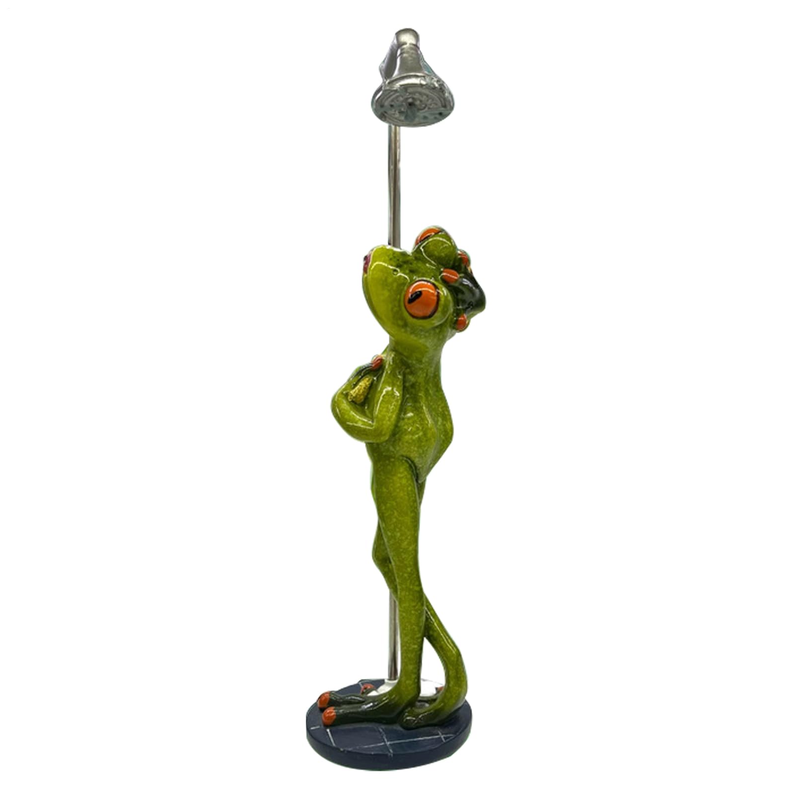 Statue de grenouille de patio pour égayer un jardin triste
