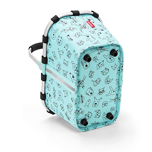 Foto von reisenthel carrybag XS kids – Stabiler Einkaufskorb XS im Kids Design mit praktischer Innentasche und refelktierendem Streifen – Namensschild auf der Innenseite - wasserabweisendes Design