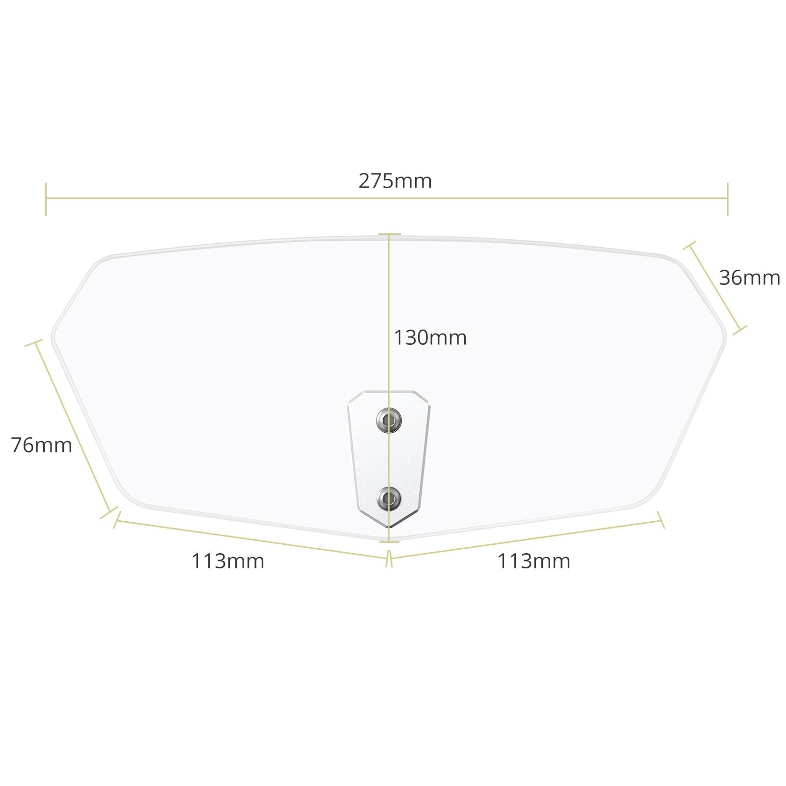 Deflettore Vento Parabrezza Universale Per Moto Visiera Deflettore D'aria Parabrezza Per Moto Accessori Moto Parabrezza Cupolino