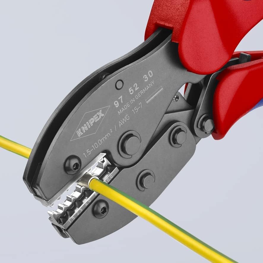 KNIPEX PreciForce Krimptang in blister met meer-componenten greep 220 mm, 97 52 34 SB