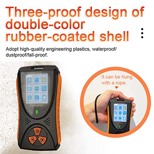 Geevorks Geiger Counter Nuclear Radiation Detector,X, β and γ Rays Tester Electromagnetic Nuclear Radiation Detector Real Time Monitoring Automatic Exceedance Alarm with Fault Self-check Function