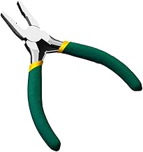 EAJORN Alicates de punta de aguja, 5 pulgadas, 10 alicates diferentes, alicates de punta de aguja pequeña, alicates de punta larga, joyería de 120 mm x 87 mm x 6,5 mm, color verde