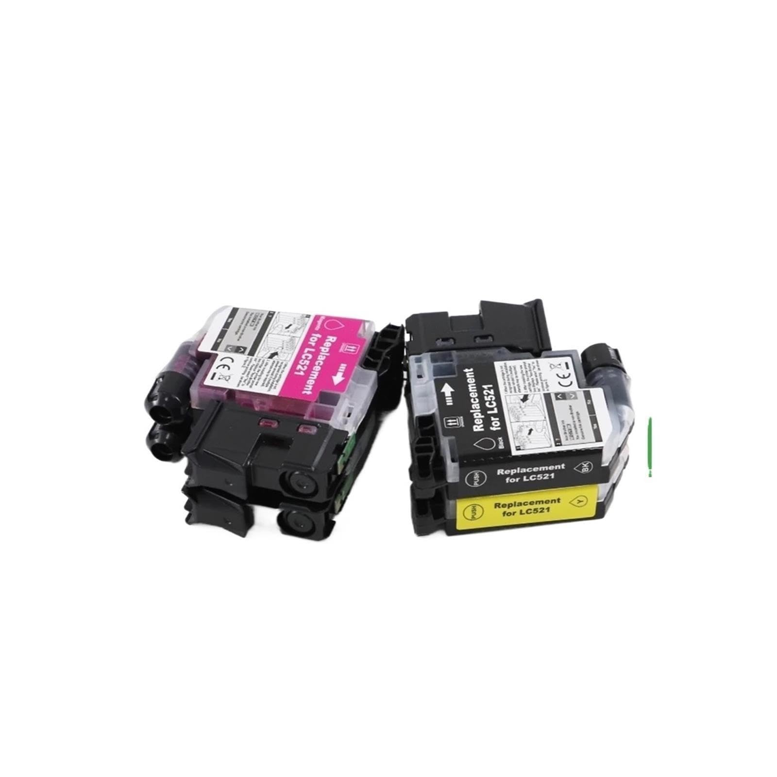 Set cartuccia d'inchiostro LC521 con chip,compatibile con Brother stampanti