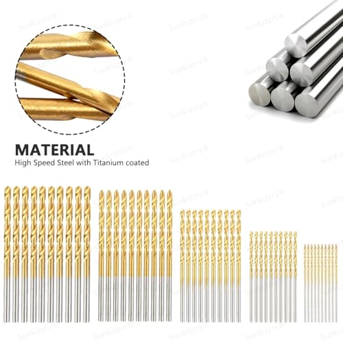 Image of Sunkizzrs 50-Pcs HSS Drill Bit Set (1 /1.5 /2 /2.5 /3mm) (50)