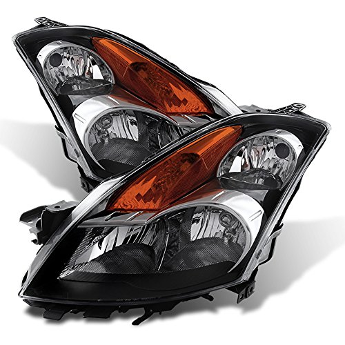 ACANII - For 2007 2008 2009 Nissan Altima 4-Door Sedan Replacement Headlights Headlamps Set Driver + Passenger Side