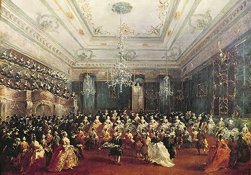 Tableau Concert de gala Francesco Guardi pour créer une ambiance salon de musique vintage