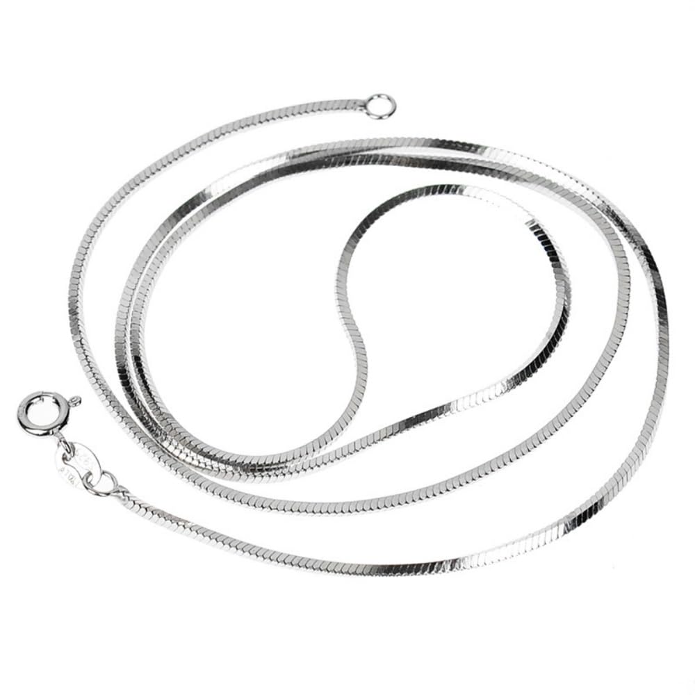 ASTTAKA925 Sterling Silver Italian Mojo Snake Chain -Men's & Women's -Holiday Gift