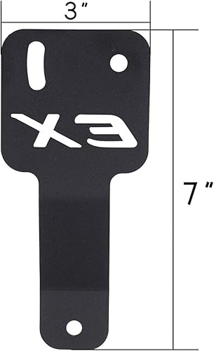 Miniatura 2 de Kit de montaje de soportes de barra de luz de 50 pulgadas para barra de luz LED curvada/recta de 50 pulgadas compatible con Can-am Maverick X3 2017