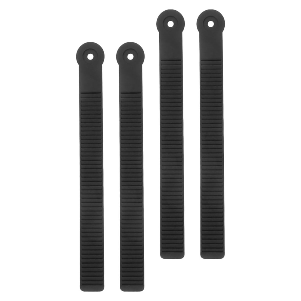 POPETPOP 4pcs Snowboard Binding Straps Fastening System for Secure Snowboard Ski Boots and Ice Skates Easy to Use for Snowboarding Enthusiasts Black
