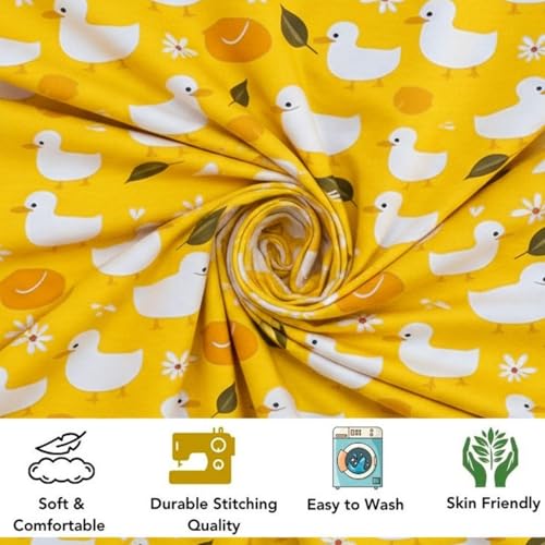 Image of Weave & Decor Kids Fitted bedsheets Single Bed 36x78x6 inch with Pillow Cover 20x30 inch, Breathable Soft Fabric, for Single Mattress