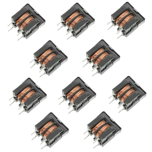 ARTSEWPLY 10 Stück Teiliges Mode Inductor Filter Langlebiger Leistungsfilter mit Hoher Strombelastbarkeit und Niedrigem Magnetleck für Vielseitige Anwendungen