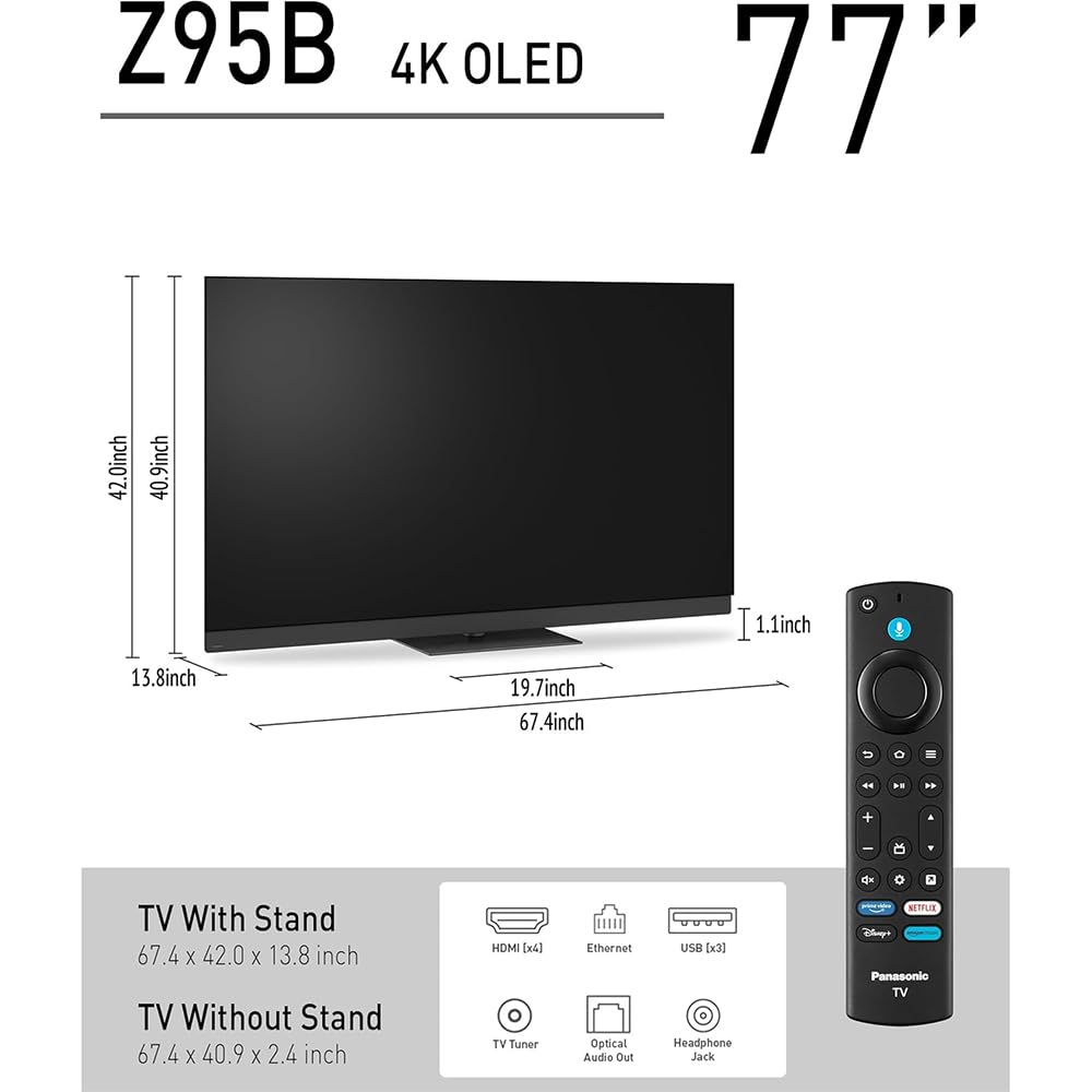 Amazon.com: Panasonic TV-77Z95BP Z95BP Series 77 inch LED 4K Ultra