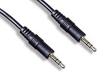 Vista 1 de Cable de audio estéreo de 0.138 in Cable de audio 28 AWG Negro (ZCUUFEMM-06)