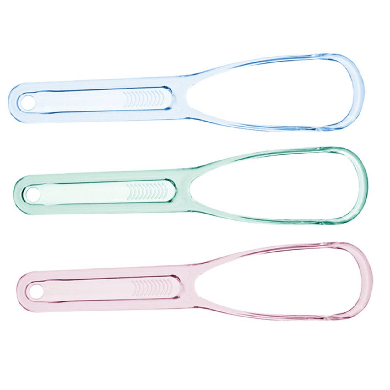 PACKOVE 3Pcs Safe Scrapers Oral Tool for Bad Breath Gentle Gums Easy to Use