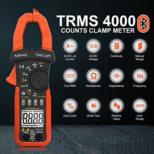 Bluetooth Multimeter with Clamp - Image 2