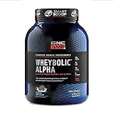 GNC AMP Wheybolic Alpha Whey Protein Powder - Cookies and Cream, 22 Servings, Contains 40g Protein and 15g BCAA Per Serving