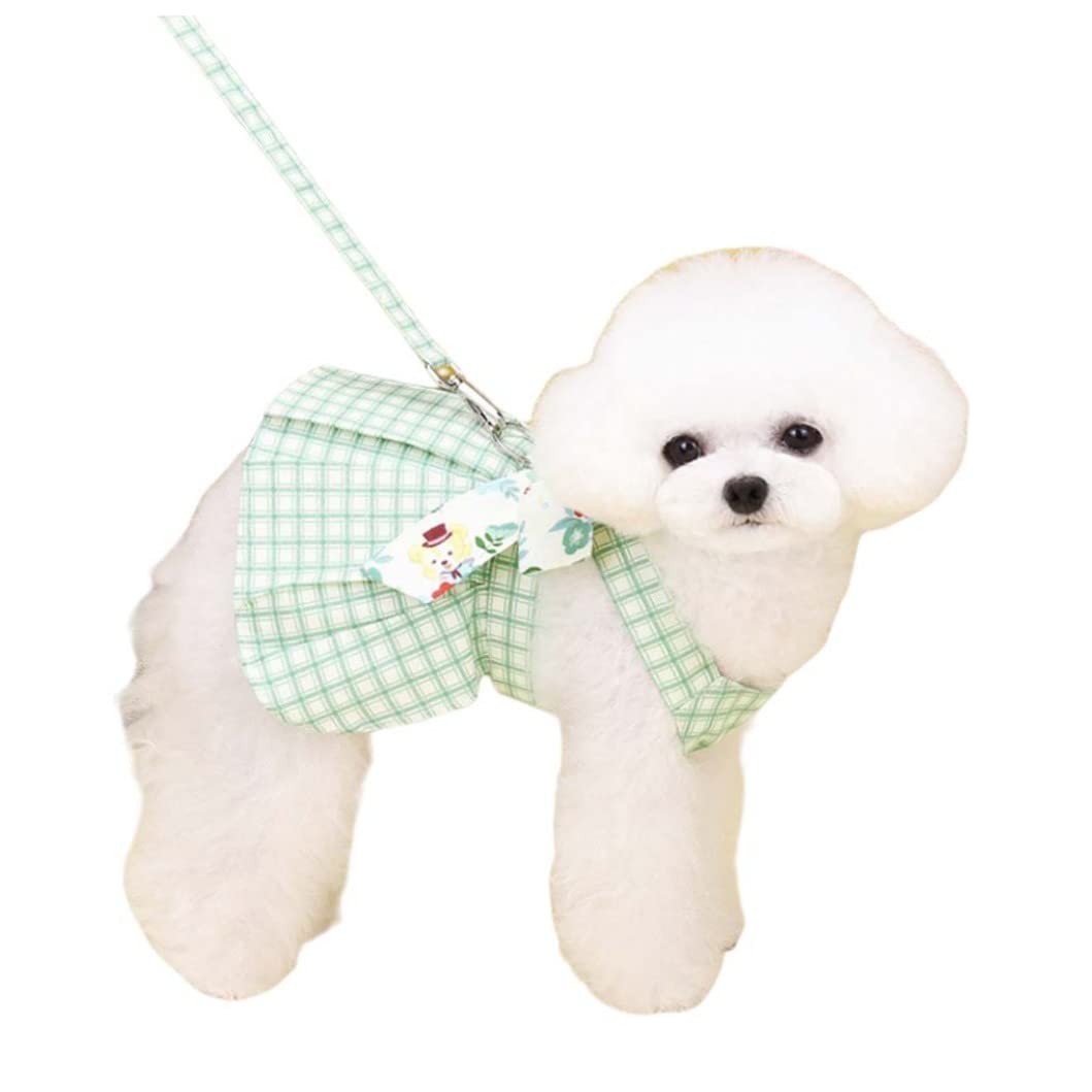 Robe à carreaux pour chien vêtements d'été animaux de compagnie chiot