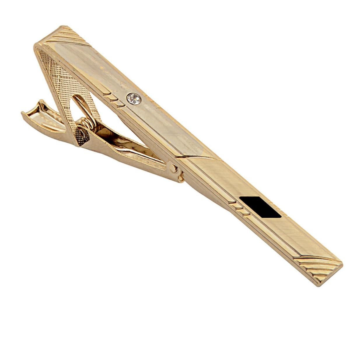 leonardi Men’s Metal alloy steel tie pin pack of 1 Alloy Steel Superior finishing and Packaging – comes in a red box Color – Golden. Size - 5.4 x 0.2 inches-picture-25