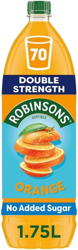 Robinsons Fruit Squash - Low Calorie - Double Strength - Orange 1.75 Litre