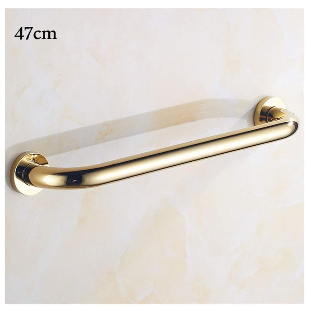 handrail Handrails Grab Bar Bathroom-Slip Copper Handrail Electroplating Polishing Shower Toilet, Barrier-Free Rail, Elderly Children, Disabled Pregnant Women/47 cm