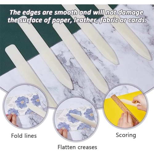 Herramientas de plástico para doblar papel y crear proyectos de origami en casa 4