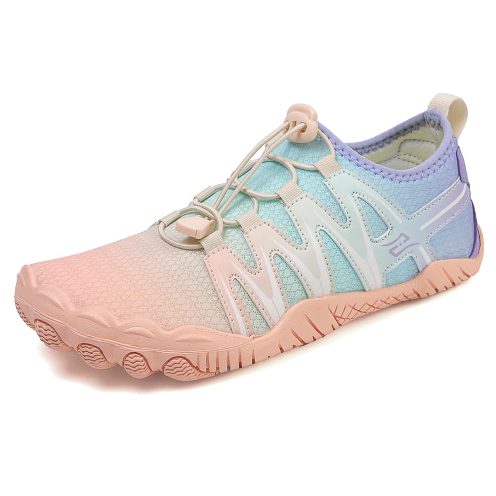 Wasserschuhe für Herren und Damen, Unisex-Duschen-Schuhe,Fingerschuhe，Fitnessschuhe，Paar-Schuhe Strandchuhe, schnell trocknende Wasserschuhe, Schwimmschuhe, Surfschuhe, Bachwander Größe 35-45