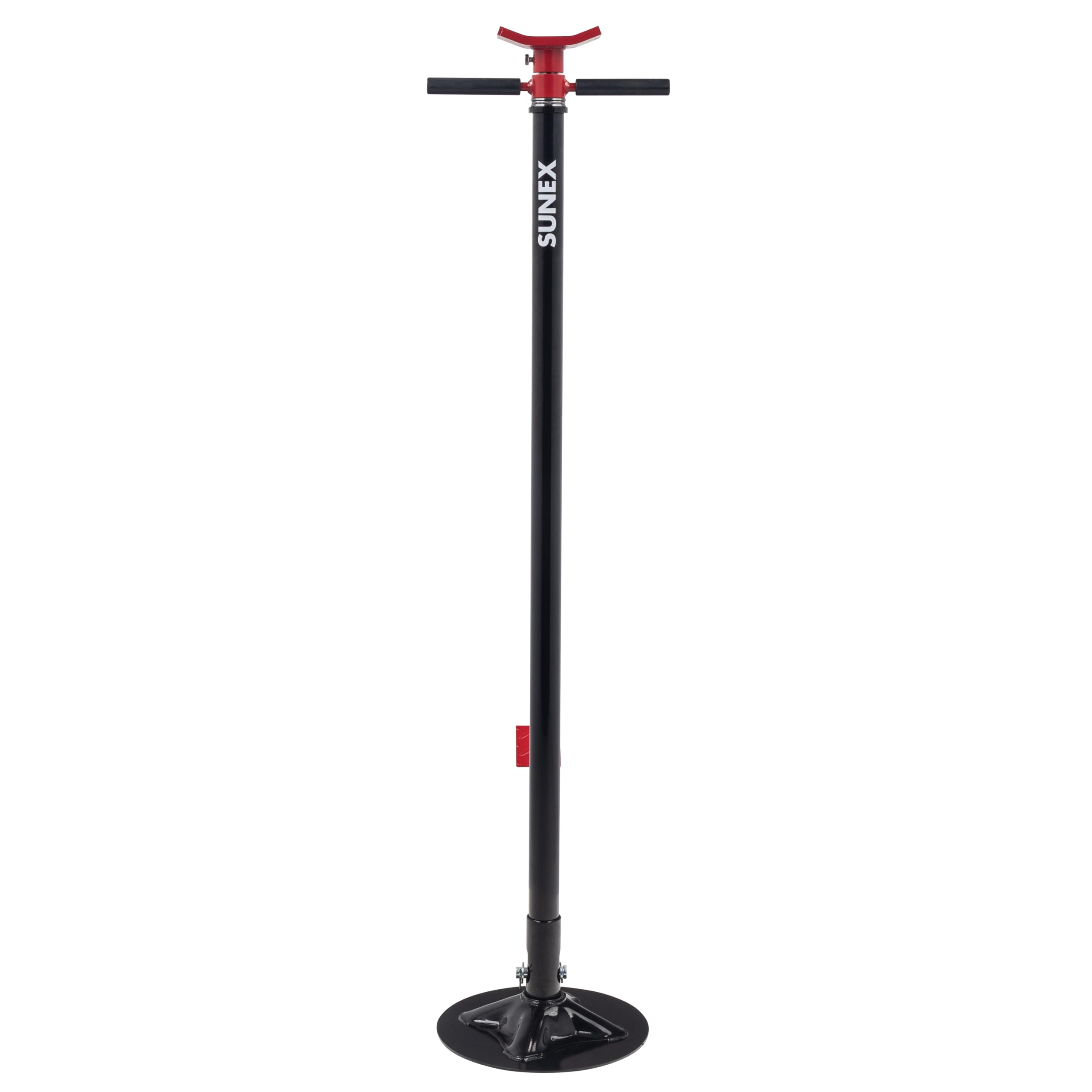 SUNEX TOOLS 6810A, Underhoist Support Stand with Foot Pedal, ¾ Ton Capacity, Large Base, Bearing Mounted Spin Handle, Height Adjustment Under Load, Lightweight, Supports Vehicle Components Only