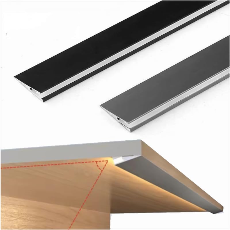 CAODAI H7mm LED Aluminum Profile Surface Mounted, 50cm, 5 Pack