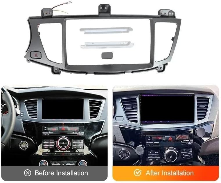 に適合する キア・カデンツァ K7 2009-2017 9インチ カーDVDフレーム オーディオ ダッシュトリムキット フェイシアパ