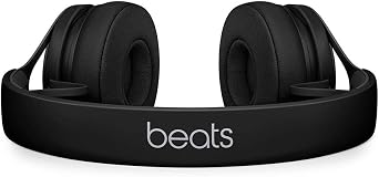 Beats EP Wired On-Ear Headphones - Battery Free for Unlimited Listening, Built in Mic and Controls - Black