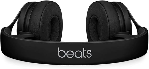 Beats EP Wired On-Ear Headphones - Battery Free for Unlimited Listening, Built in Mic and Controls - Black