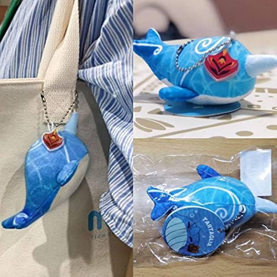Amazon.co.jp: 原神タルタリヤ 空鯨 鯨ぬいぐるみ 公式正規品
