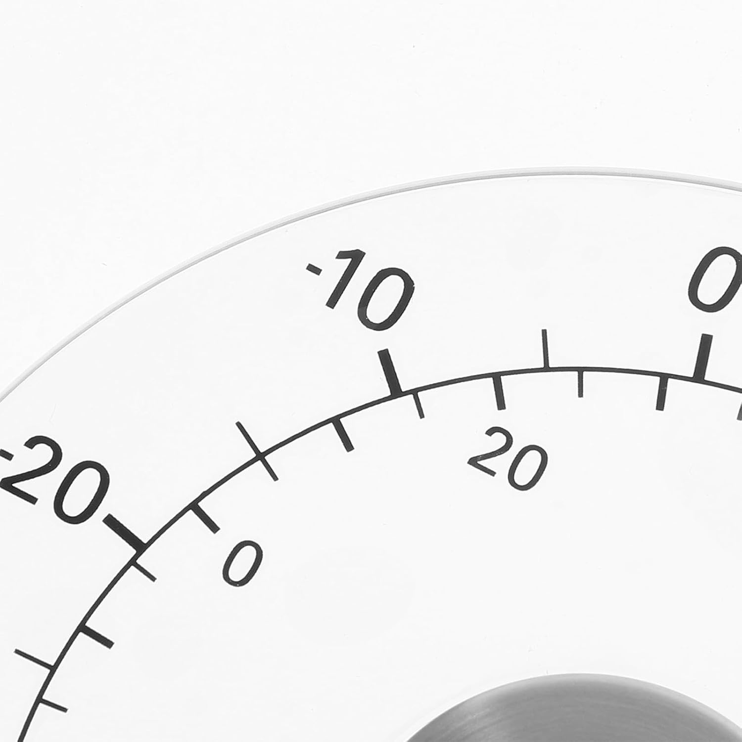 Waterproof Window Thermometer with Adhesive, Compact Acrylic Plastic