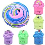 Fluffy Slime Putty Slime, BESTZY 5 Piezas DIY Slime Kit Set, Arcilla Seca al Aire, Fairy Putty Stress Relief Toy Perfumado Sludge Toy Niños Adultos
