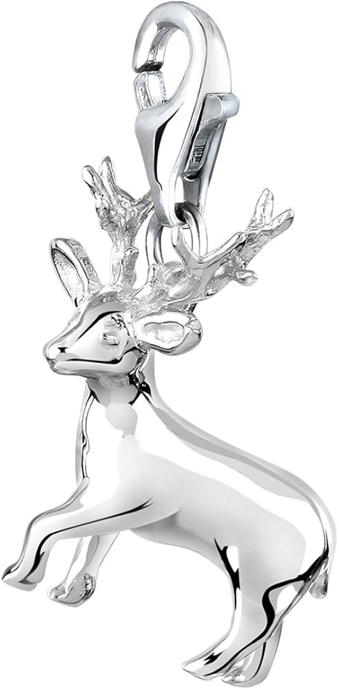VENACOLY Collana Con Ciondolo Testa Di Cervo In Argento 925 – Gioiello Simbolo Di Nobiltà E Natura, Regalo Per Donne Amanti Dei Cervi - 2