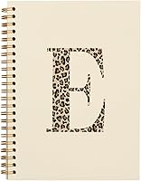 Vista 55 de Bnwepo Initial Leopard Letter T Notebook Journal, Preppy Bow Monogrammed Monogram Gifts for Women, Monogram Notebook Journal, Personalized Notebook