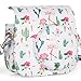 CAIUL Compatible Mini 9 Groovy Camera Case Bag for Fujifilm Instax Mini 8 8+ 9 Camera - Flamingo & Cactus
