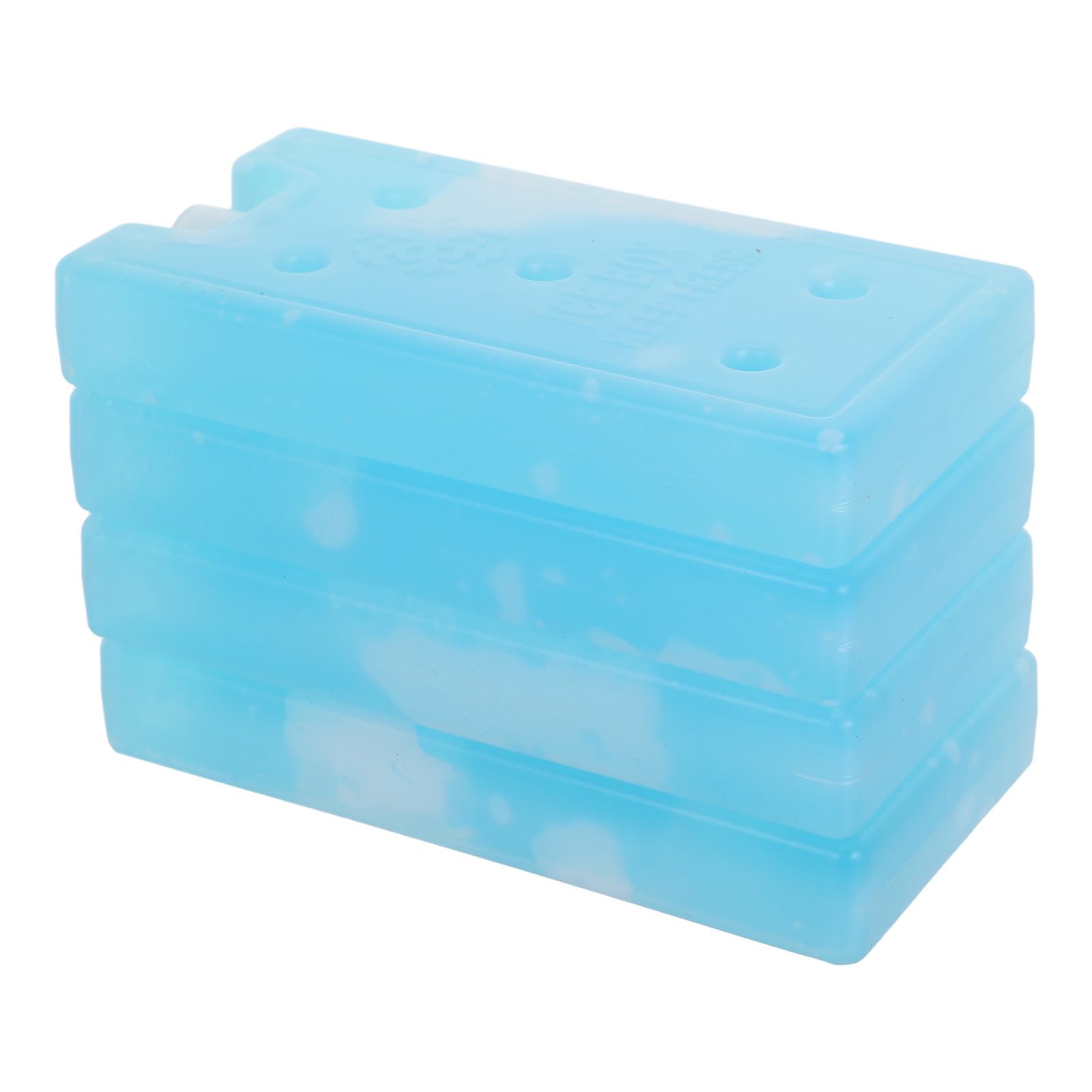 Lot de 4 pains de glace pour glacières : blocs réfrigérants réutilisables de 250 ml/8,5 oz – pour garder les aliments frais et froids dans les boîtes à lunch et les sachets de lait