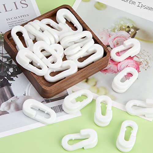 40 pcs Football Net Clips Soccer Net Clips Goal Accessories White Plastic Net Clips Football Goal Net Clips for Football Soccer Golf Tennis Nets Outdoor Sports Tennis Nets Outdoor Players Coaches