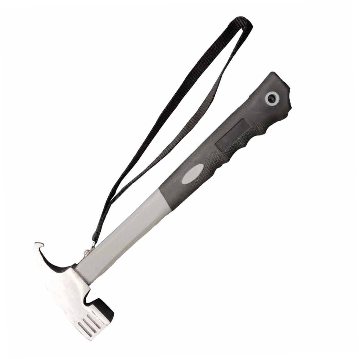 DOITOOL Martillo de Camping de Acero Diseño Ergonómico y Resistente al Óxido, Herramienta Multifunción para Piquetas en Picnic y Uso Interior