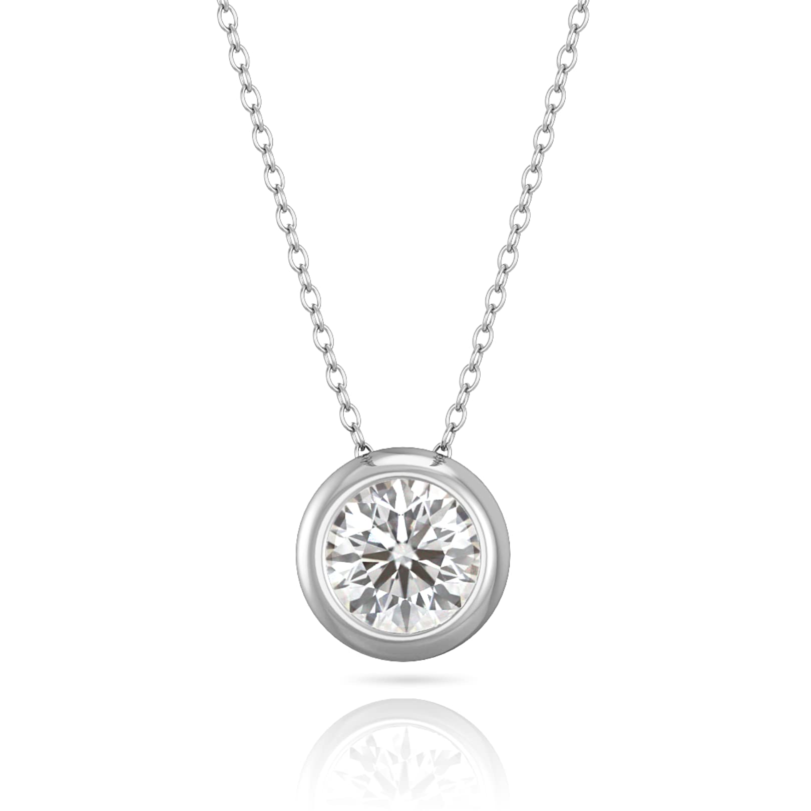 Verozi 925 Sterling Silver Timeless Solitaire Pendant Necklace for Women, Fine Jewellery Gifts for Women & Girls, 18 Length, Assured Purity & 6 Month Warranty* (B0BB7Y2GQS) Amazon Price History, Amazon Price Tracker